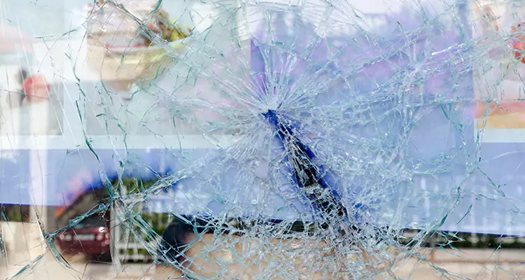 Cracked Glass Balcony Door Repair in Miramar, FL