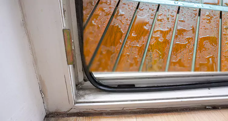 Water Leaking Wooden Patio Doors Repair in Miramar, FL