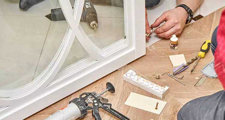 Interior Patio Door Casing Repair in Miramar, FL